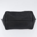 Chloe Alison Tote Bag Leather Black Gold Auth YKZ026-5