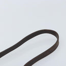 FENDI Zucca Canvas Mamma Baguette Shoulder Bag Black Brown Auth YKZ028A-8
