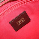 FENDI Zucca Canvas Tote Bag Black Brown Auth YKZ029A-15