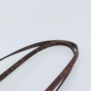 FENDI Zucca Canvas Tote Bag Black Brown Auth YKZ029A-8