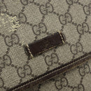GUCCI GG Supreme Shoulder Bag PVC Beige Gold 223666 Auth YKZ033-18