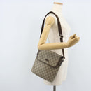 GUCCI GG Supreme Shoulder Bag PVC Beige Gold 223666 Auth YKZ033-24