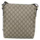 GUCCI GG Supreme Shoulder Bag PVC Beige Gold 223666 Auth YKZ033-2