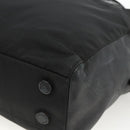 PRADA Hand Bag Nylon Black Silver Auth YKZ034-14