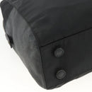 PRADA Hand Bag Nylon Black Silver Auth YKZ034-15