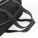 PRADA Hand Bag Nylon Black Silver Auth YKZ034-7