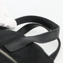 PRADA Hand Bag Nylon Black Silver Auth YKZ034-8