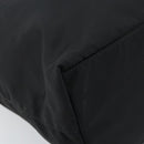 PRADA Tote Bag Nylon Black Silver Auth YKZ038-14