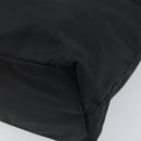 PRADA Tote Bag Nylon Black Silver Auth YKZ038-15