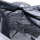PRADA Tote Bag Nylon Black Silver Auth YKZ038-20