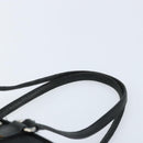 PRADA Tote Bag Nylon Black Silver Auth YKZ038-8