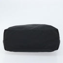PRADA Tote Bag Nylon Black Silver Auth YKZ038-5