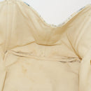 PRADA Canapa GM Hand Bag Canvas Ivory Gold Auth YKZ040-17