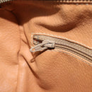 CELINE Macadam Canvas Hand Bag PVC Leather Brown Gold Auth YKZ044-21
