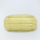 BOTTEGA VENETA INTRECCIATO Hand Bag Leather Yellow 125787 Auth YKZ050-5