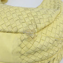 BOTTEGA VENETA INTRECCIATO Hand Bag Leather Yellow 125787 Auth YKZ050-10
