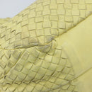 BOTTEGA VENETA INTRECCIATO Hand Bag Leather Yellow 125787 Auth YKZ050-14