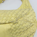 BOTTEGA VENETA INTRECCIATO Hand Bag Leather Yellow 125787 Auth YKZ050-15