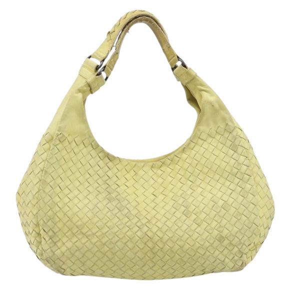 BOTTEGA VENETA INTRECCIATO Hand Bag Leather Yellow 125787 Auth YKZ050