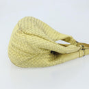 BOTTEGA VENETA INTRECCIATO Hand Bag Leather Yellow 125787 Auth YKZ050-3