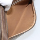GUCCI GG Supreme Clutch Bag PVC Beige Gold Auth YKZ053-21