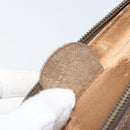 GUCCI GG Supreme Clutch Bag PVC Beige Gold Auth YKZ053-12