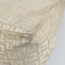 FENDI Zucchino Canvas Hand Pouch Bag Ivory Auth YKZ054-14