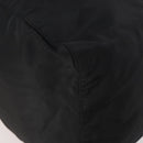 PRADA Boston Bag Nylon 2way Black Silver Auth YKZ057-13