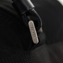 PRADA Boston Bag Nylon 2way Black Silver Auth YKZ057-16