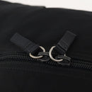 PRADA Boston Bag Nylon 2way Black Silver Auth YKZ057-18