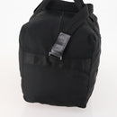 PRADA Boston Bag Nylon 2way Black Silver Auth YKZ057-5