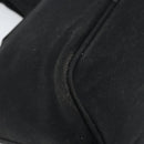 FENDI Hand Bag Nylon Black Silver Auth YKZ062-16