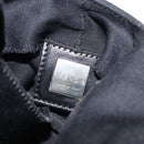 FENDI Hand Bag Nylon Black Silver Auth YKZ062-18