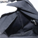 FENDI Hand Bag Nylon Black Silver Auth YKZ062-19