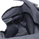 FENDI Hand Bag Nylon Black Silver Auth YKZ062-20