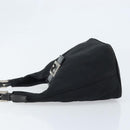 FENDI Hand Bag Nylon Black Silver Auth YKZ062-4