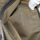 FENDI Zucca Canvas Hand Bag Black Brown gold Auth YKZ069-12