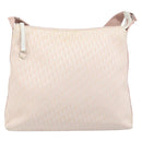 Christian Dior Trotter Canvas Shoulder Bag Pink Silver Auth YKZ088A-13