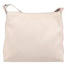 Christian Dior Trotter Canvas Shoulder Bag Pink Silver Auth YKZ088A-2
