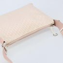Christian Dior Trotter Canvas Shoulder Bag Pink Silver Auth YKZ088A-6