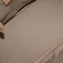Christian Dior Lady Dior Canage Hand Bag Coated Canvas Beige Gold Auth YKZ089-11