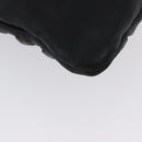 Jimmy Choo Clutch Bag Leather Black Auth YKZ093-15
