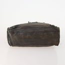 BALENCIAGA The City Hand Bag Leather 2way Brown 115748 Auth YKZ094-5