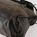 BALENCIAGA The City Hand Bag Leather 2way Brown 115748 Auth YKZ094-17