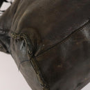 BALENCIAGA The City Hand Bag Leather 2way Brown 115748 Auth YKZ094-18