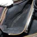 BALENCIAGA The City Hand Bag Leather 2way Brown 115748 Auth YKZ094-22