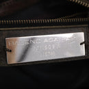 BALENCIAGA The City Hand Bag Leather 2way Brown 115748 Auth YKZ094-12