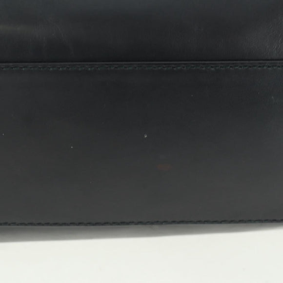 BALENCIAGA Giant City Hand Bag Leather 2way Black Silver 281770 Auth YKZ099SAV