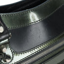 BALENCIAGA Giant City Hand Bag Leather 2way Black Silver 281770 Auth YKZ099SAV-10