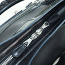 BALENCIAGA Giant City Hand Bag Leather 2way Black Silver 281770 Auth YKZ099SAV-22
